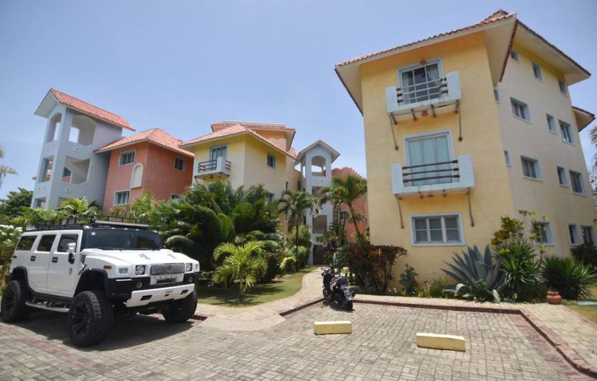 Ocean front condo, next Perla Marina beach, 2 bedrooms
