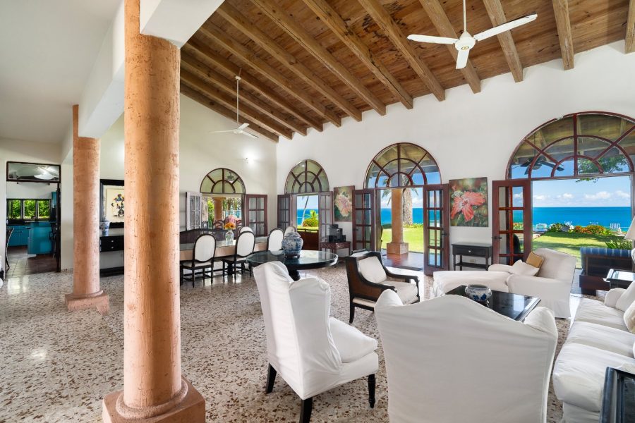 Villa Marisol oceanfront estate, Playa Chiquita, Sosúa – for sale